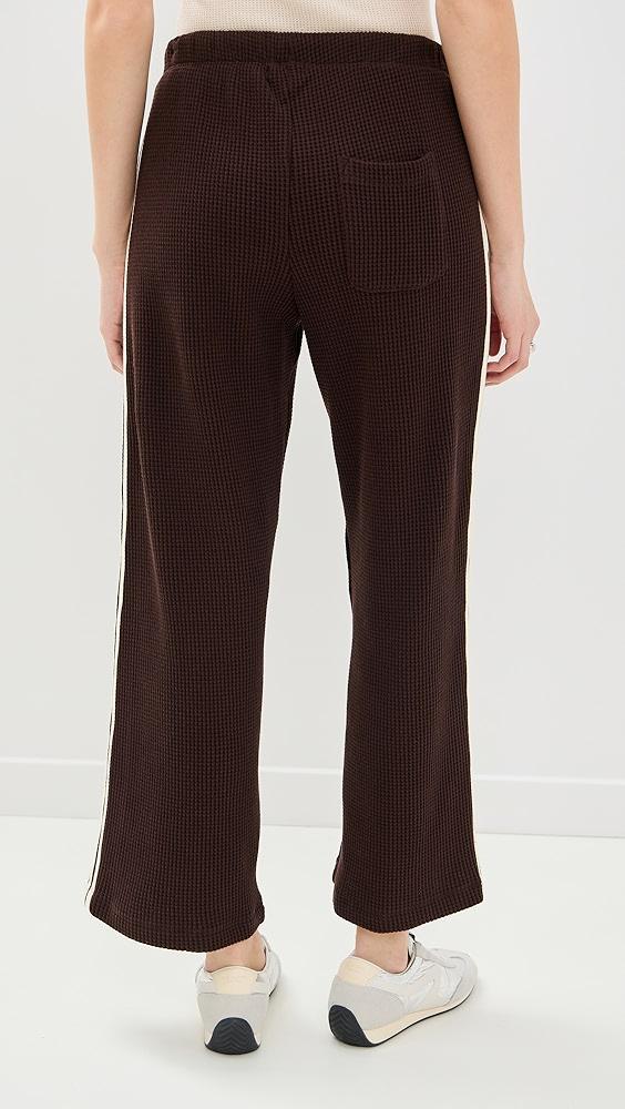 DONNI. The Thermal Crop Stripe Pants | Shopbop Product Image