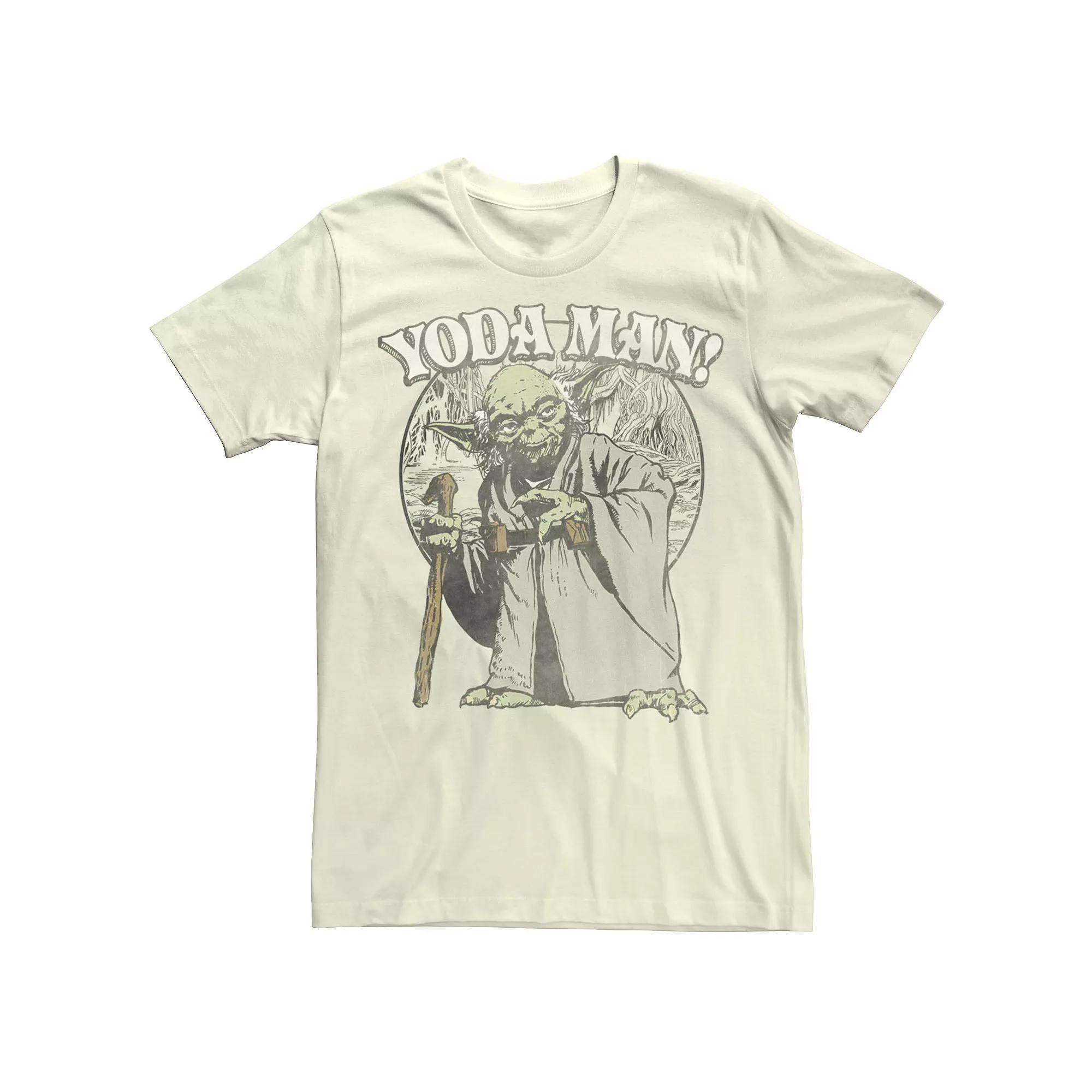 Men's Star Wars Yoda Man Portrait Tee,  Product Image