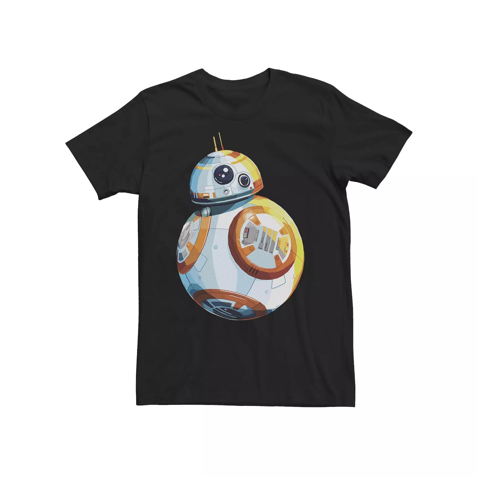Big & Tall Star Wars BB-8 Vibrant Portrait Black Background Tee, Men's,  Product Image