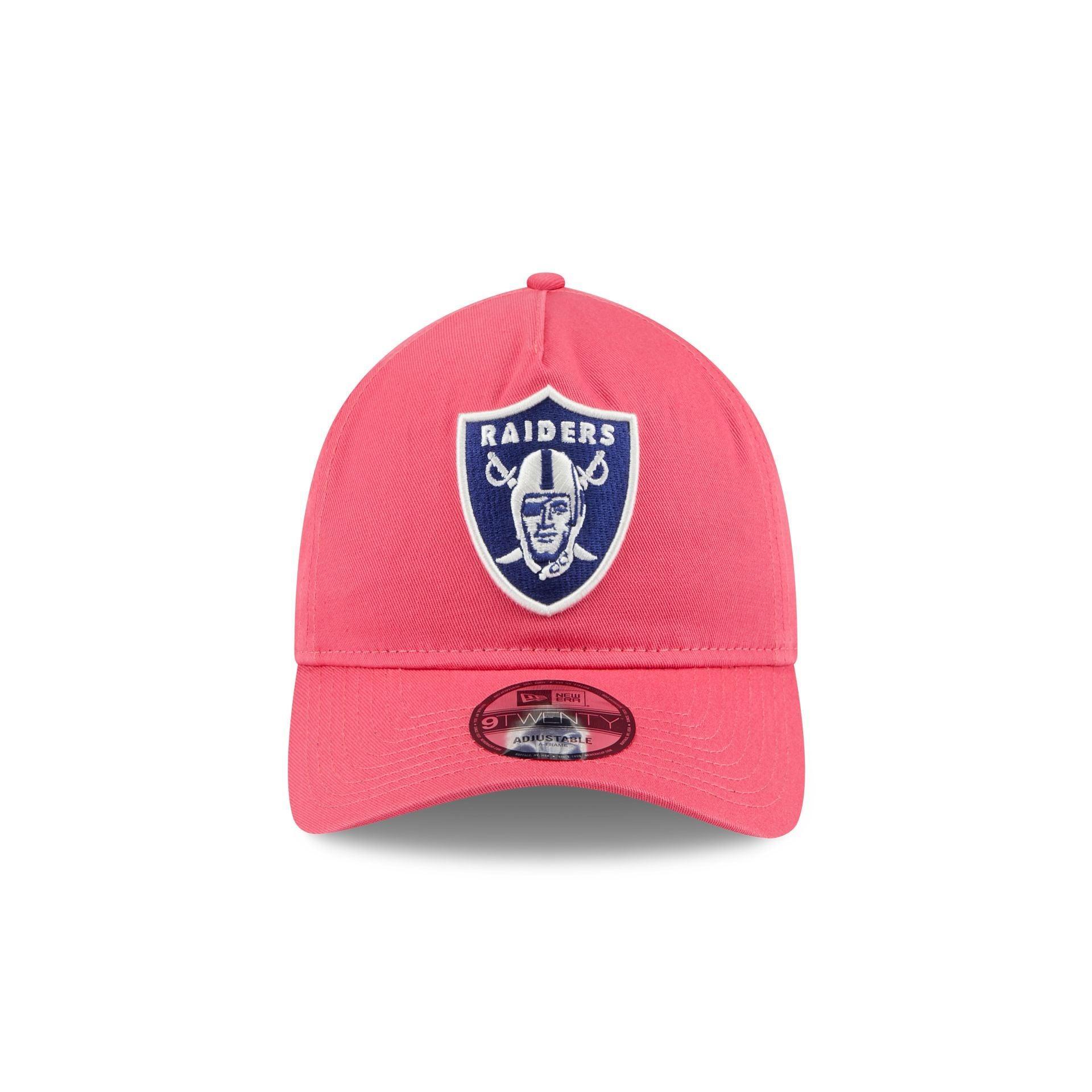 Las Vegas Raiders Coral 9TWENTY A-Frame Adjustable Hat Male Product Image