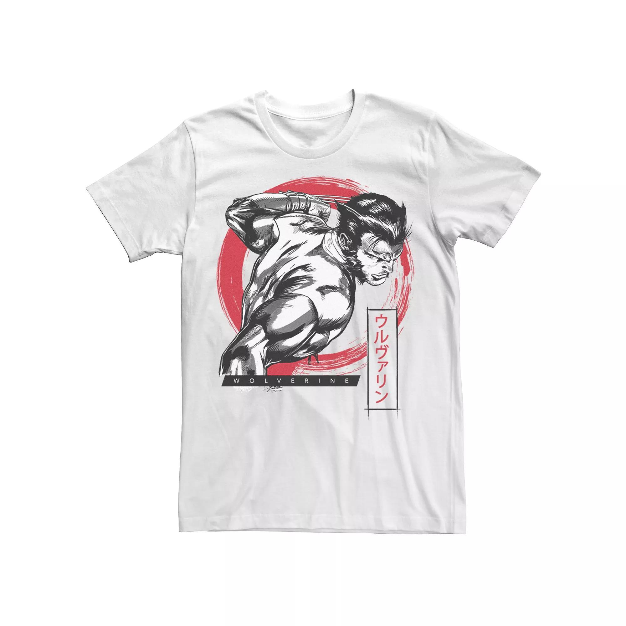 Men's Marvel X-Men Wolverine Kanji Portrait Graphic Tee,  Product Image