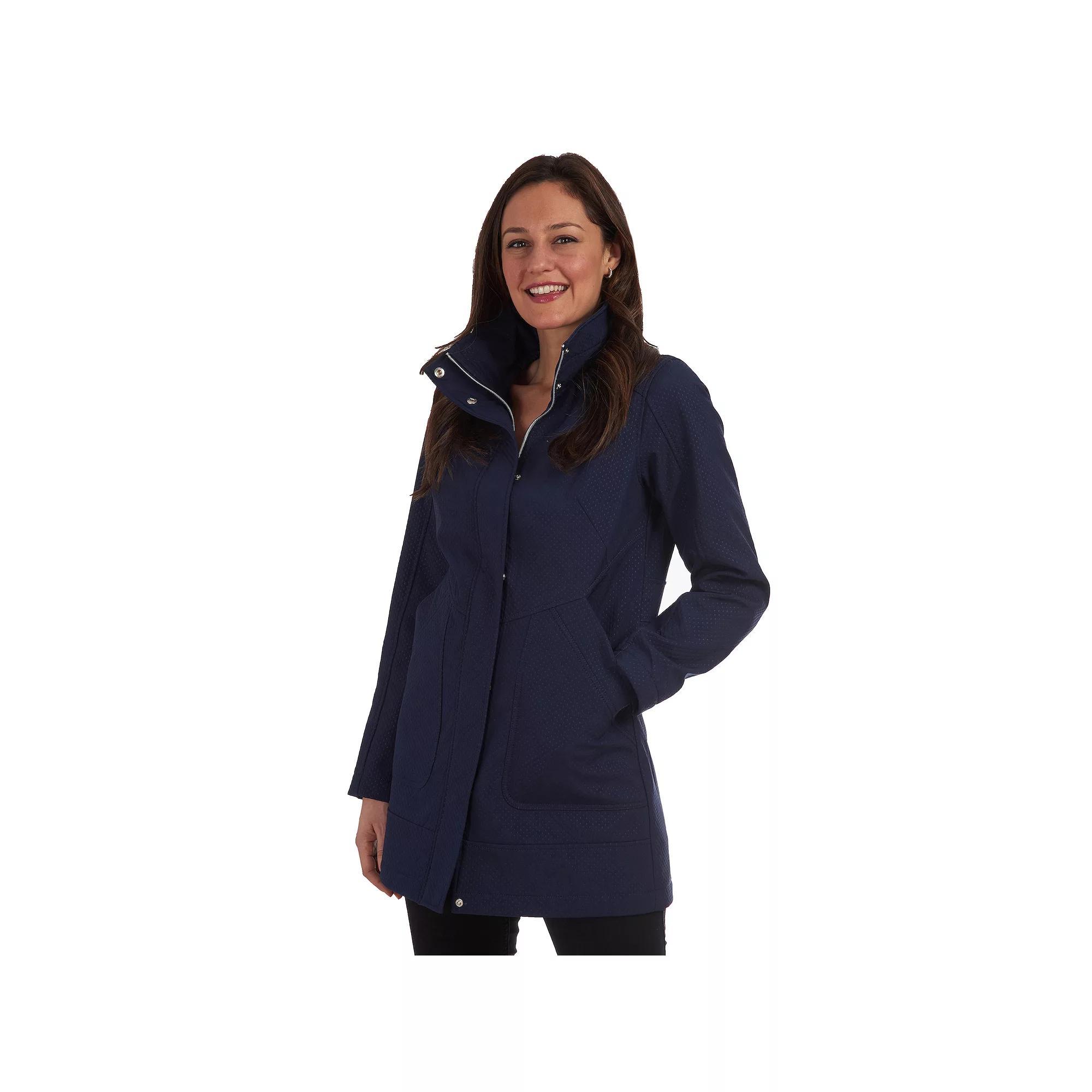 Women's Fleet Street Textured Soft Shell Midweight Jacket, Size: Medium, Twilight Blue Product Image