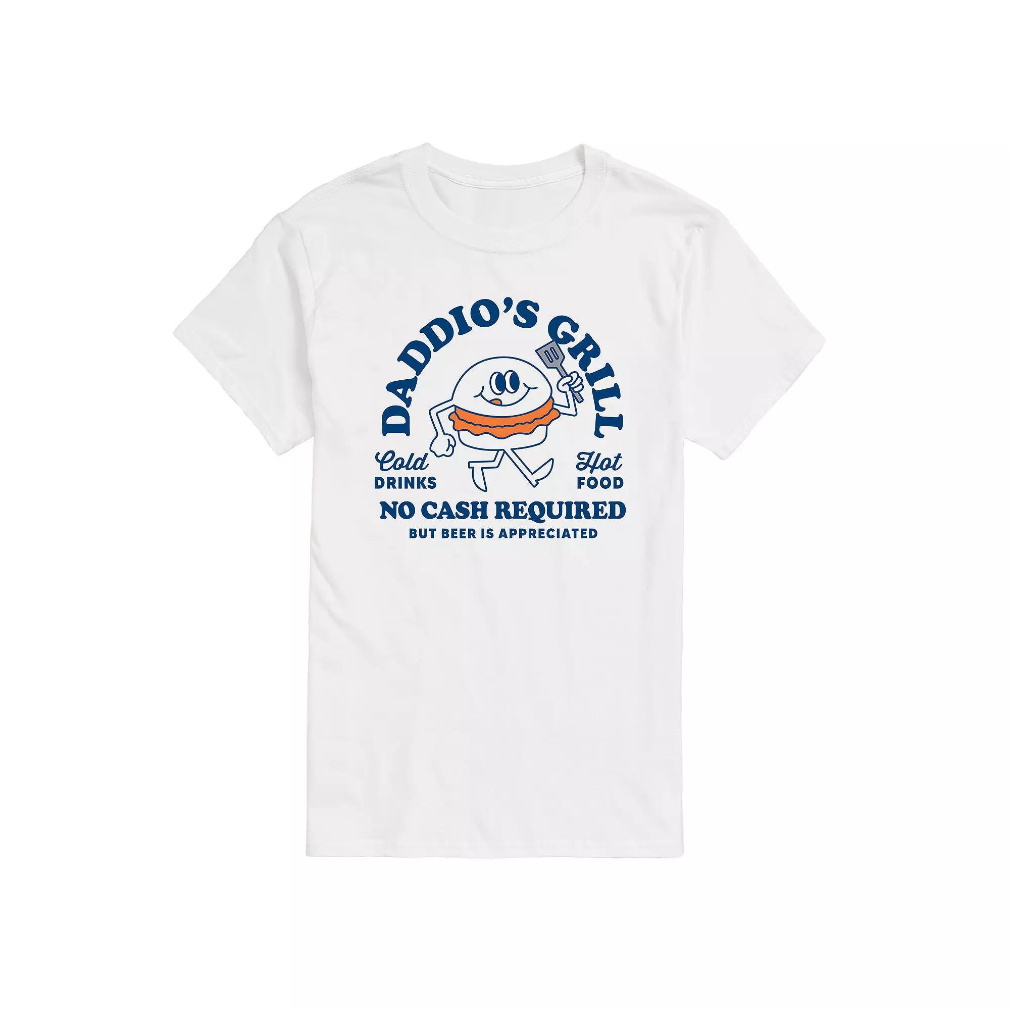 Men's Daddios Grill Tee, Size: Medium, White Product Image