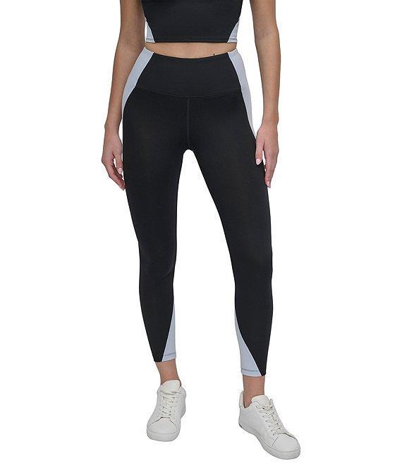 DKNY by Donna Karan Color Block Balance Compression Super High Waist Tight Leggings Product Image