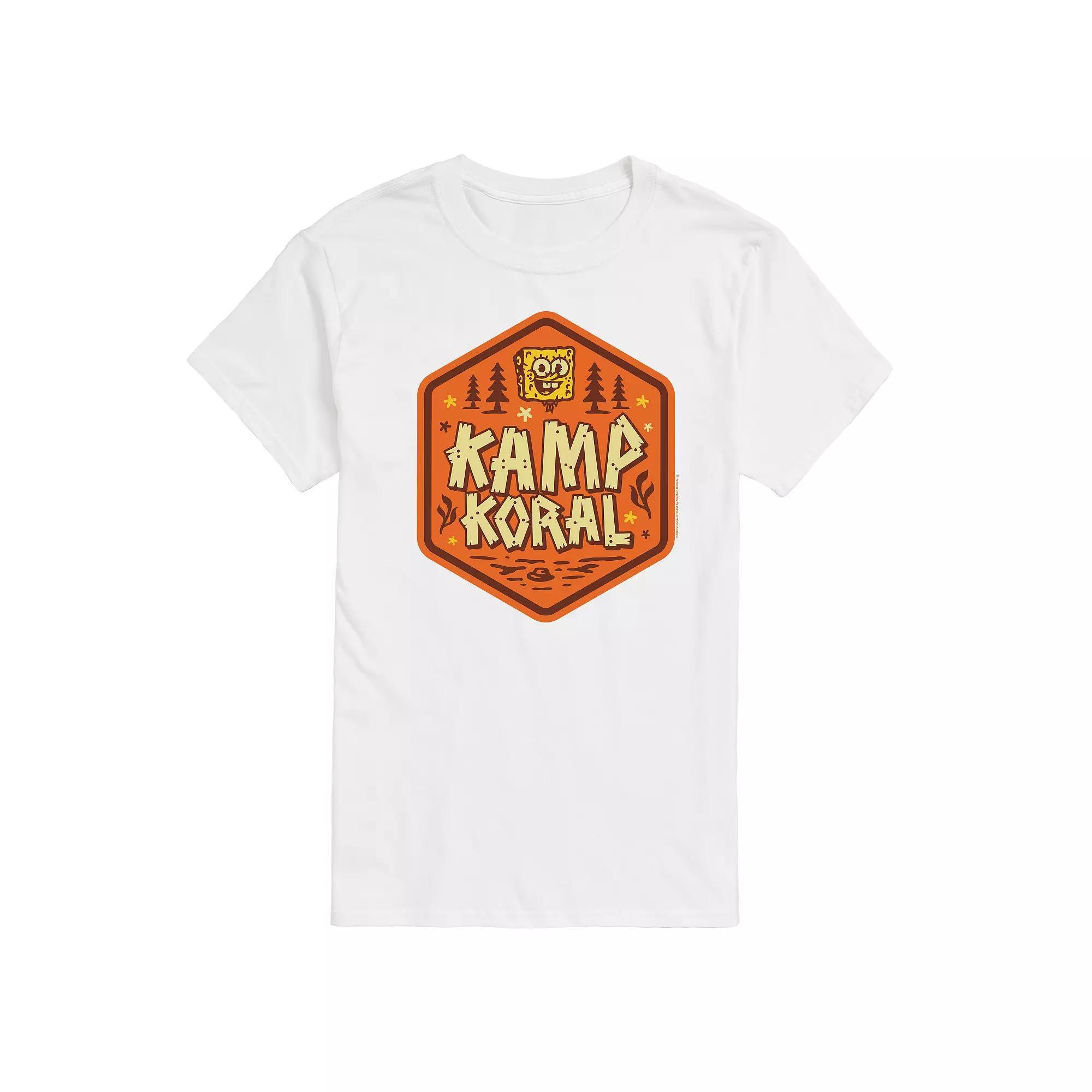 Men's SpongeBob SquarePant Kamp Koral Graphic Tee,  Product Image