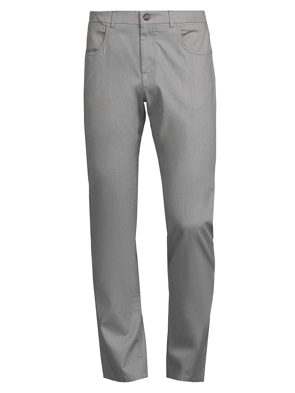 Mens Stretch Five-Pocket Trousers Product Image