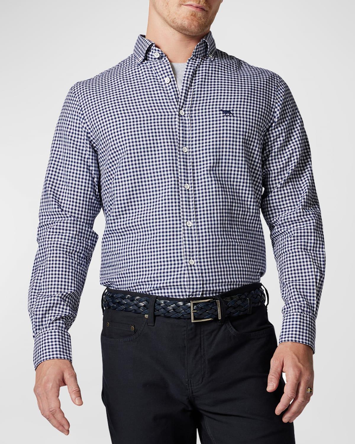 Rodd & Gunn Gunn Check Oxford Long Sleeve Slim Fit Shirt Product Image