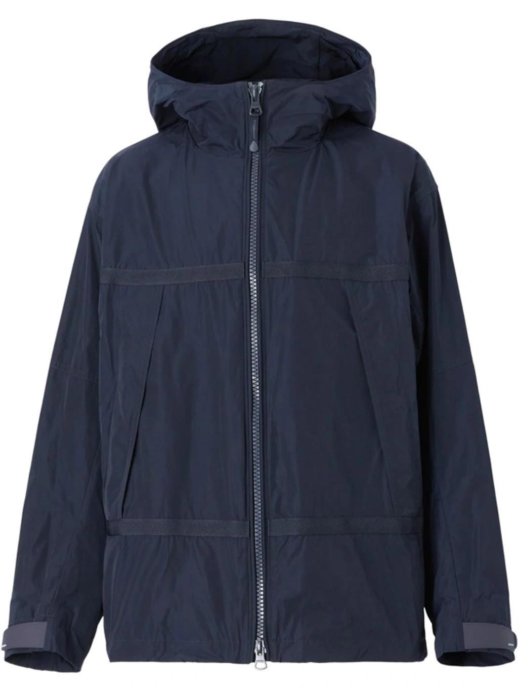 BURBERRY Lightweight Hooded Jacket In Black Product Image