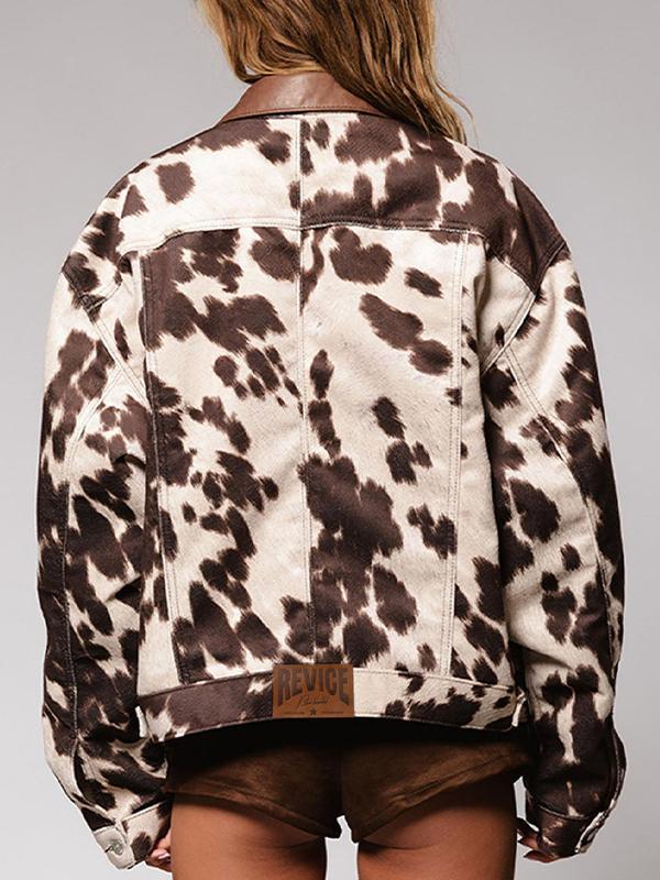 Cow Print Jacket Product Image