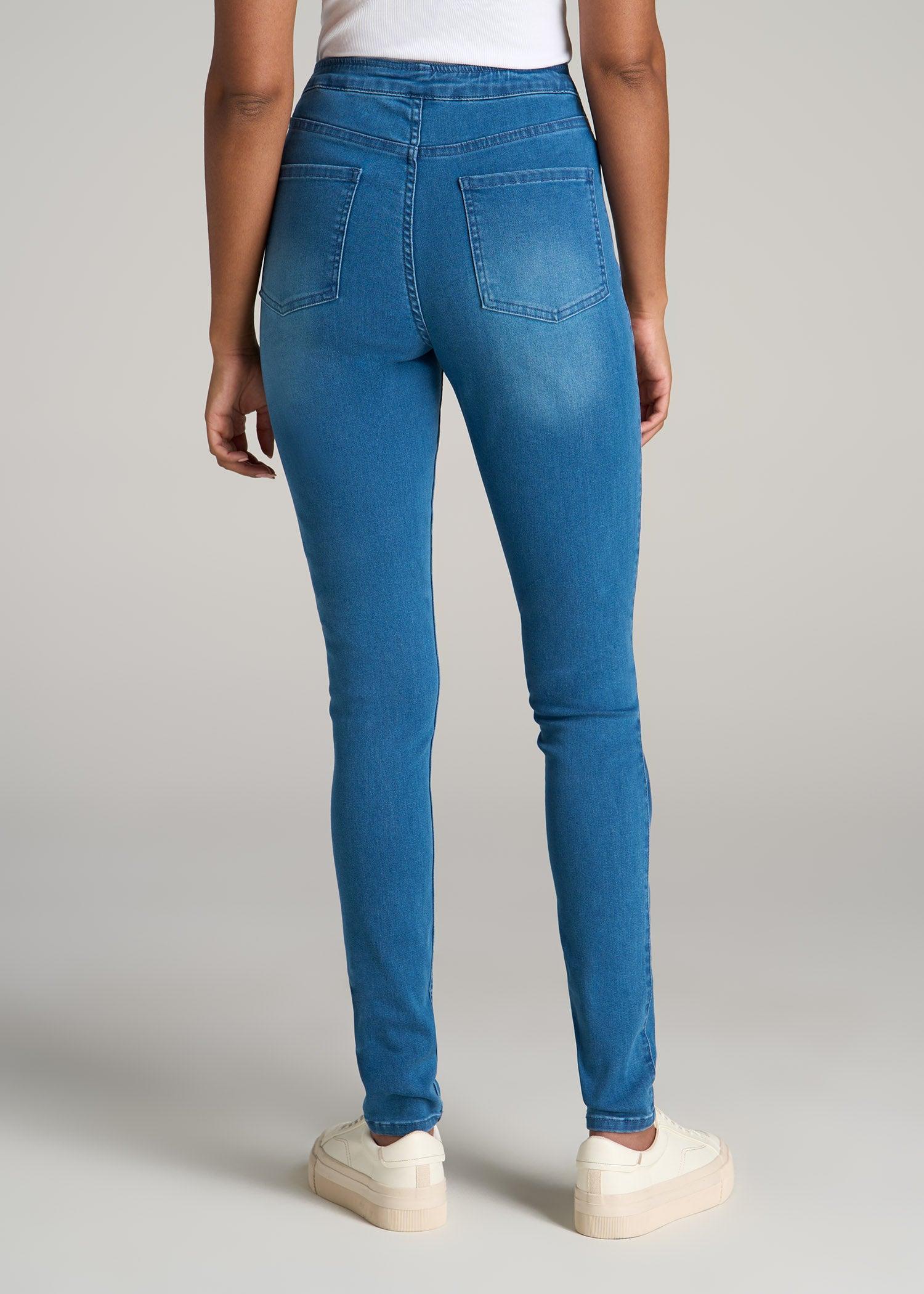 Women's Tall Jeggings in Classic Mid Blue Product Image