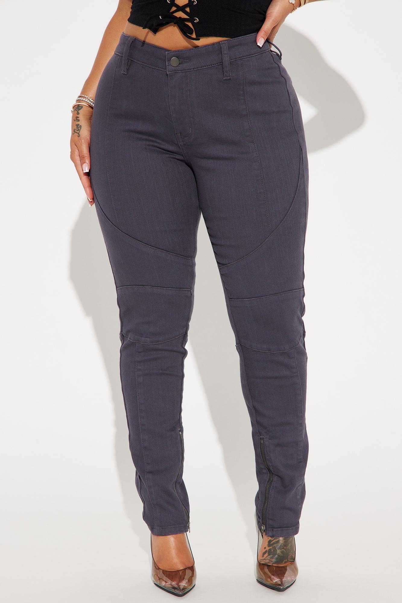 Keeping Score Skinny Pant - Charcoal Product Image