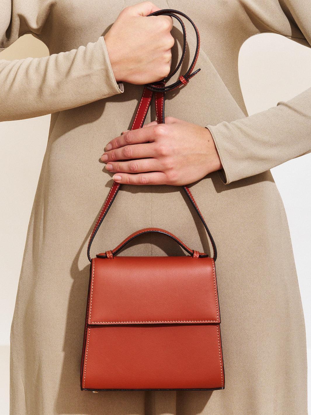 Small Top Handle in Nappa Product Image