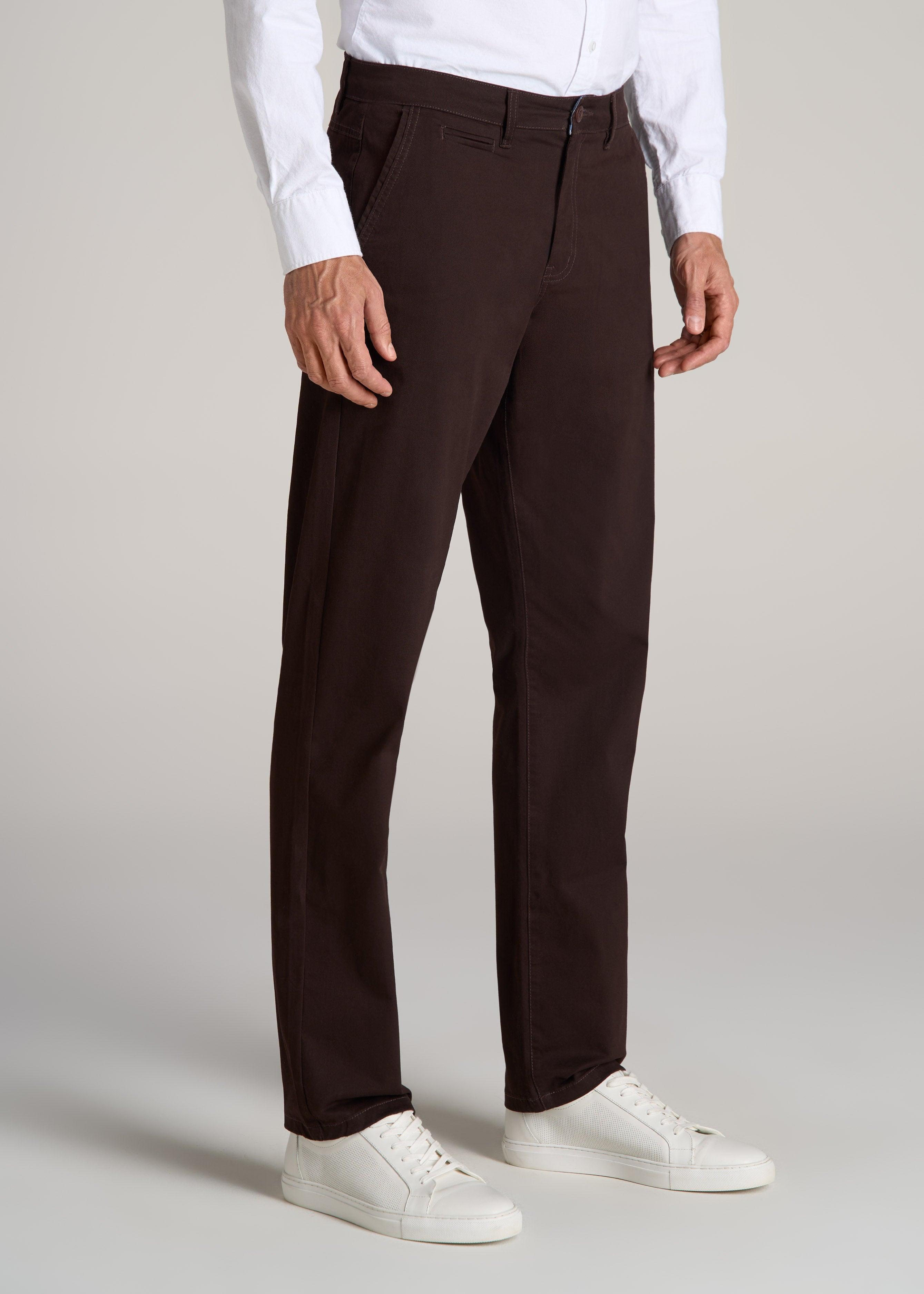 J1 STRAIGHT Leg Chinos in Black - Pants for Tall Men Product Image