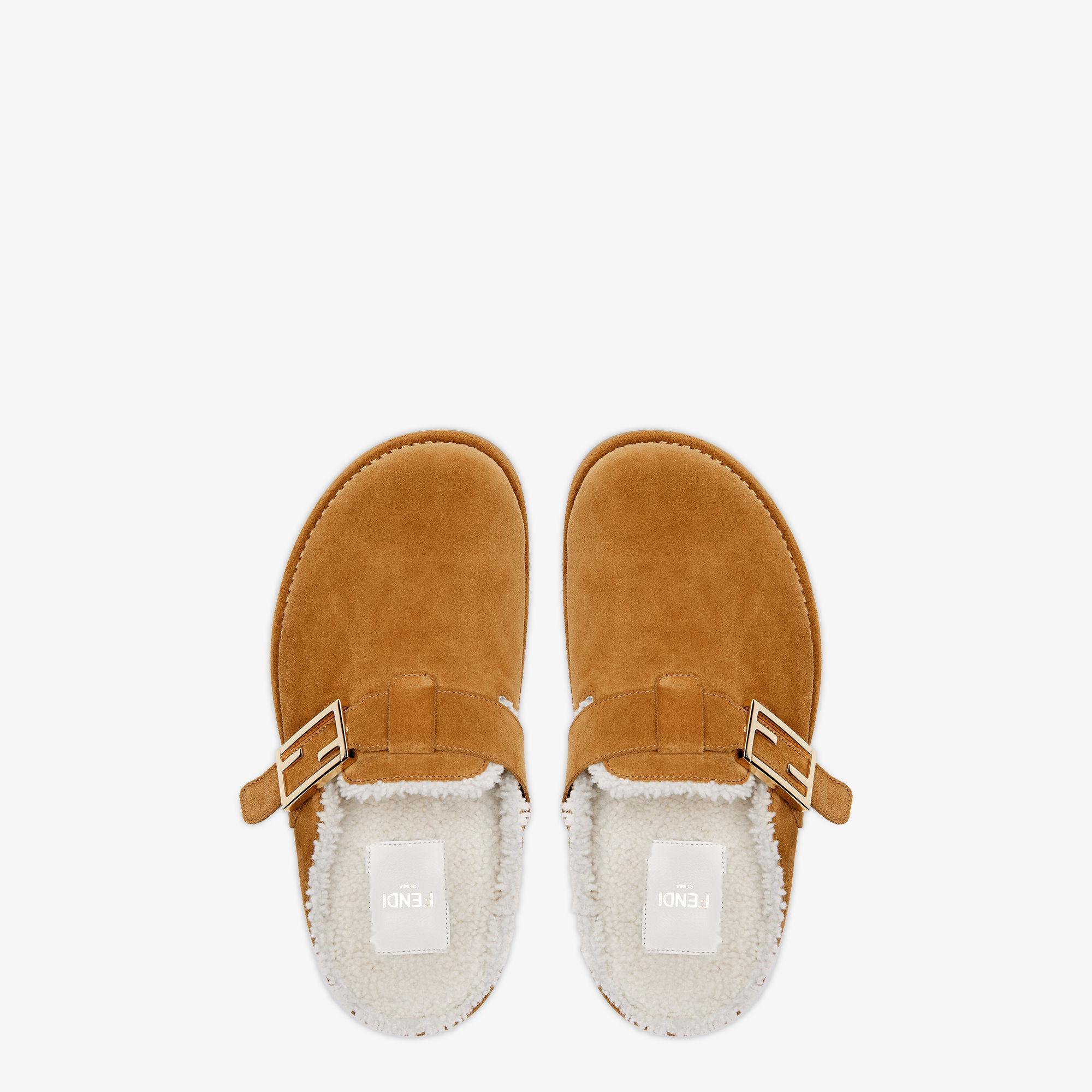 Fendi FeelBeige suede sabots Product Image