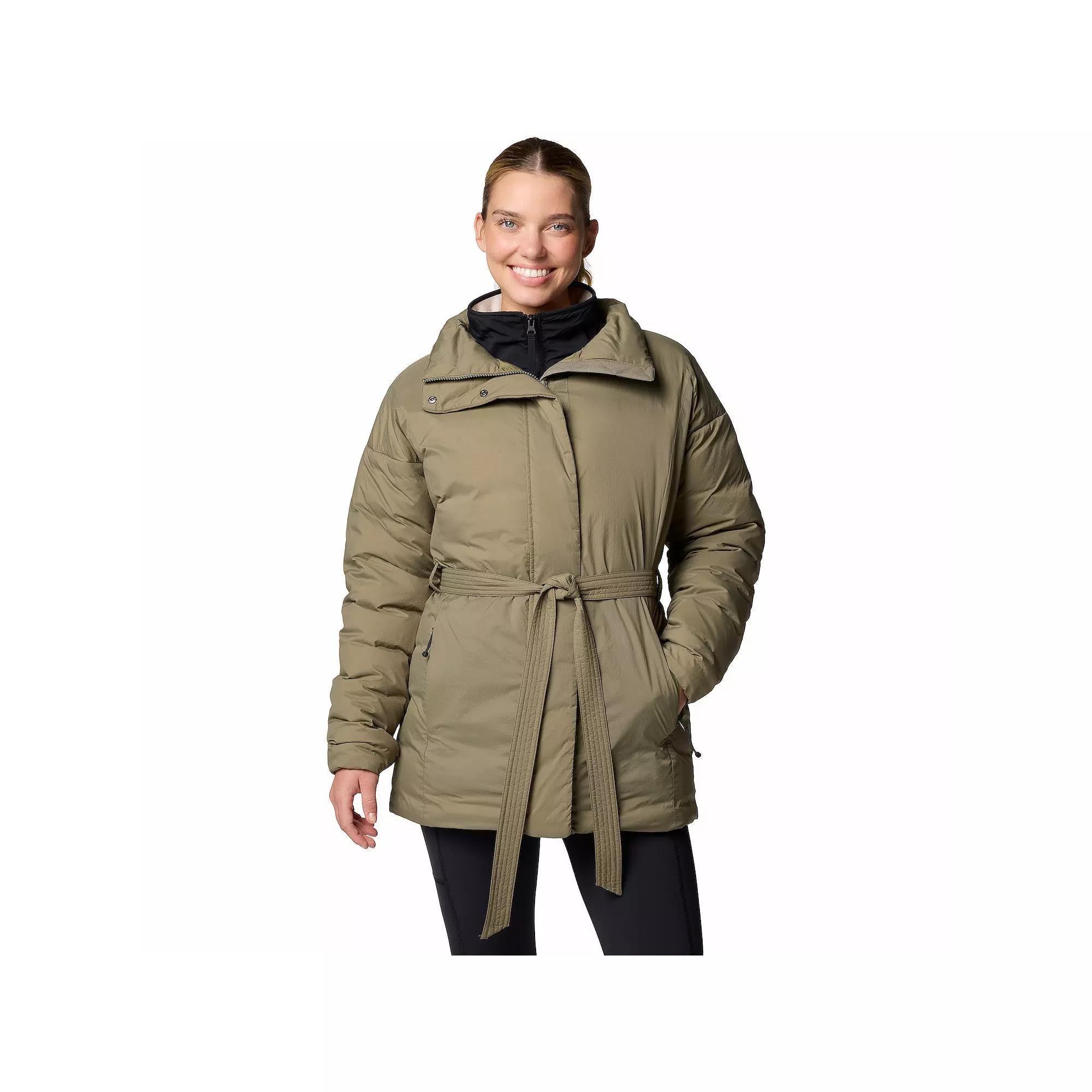 Women's Columbia Ardenwood Novelty Down Parka Jacket, Size: Small, Stone Green Product Image