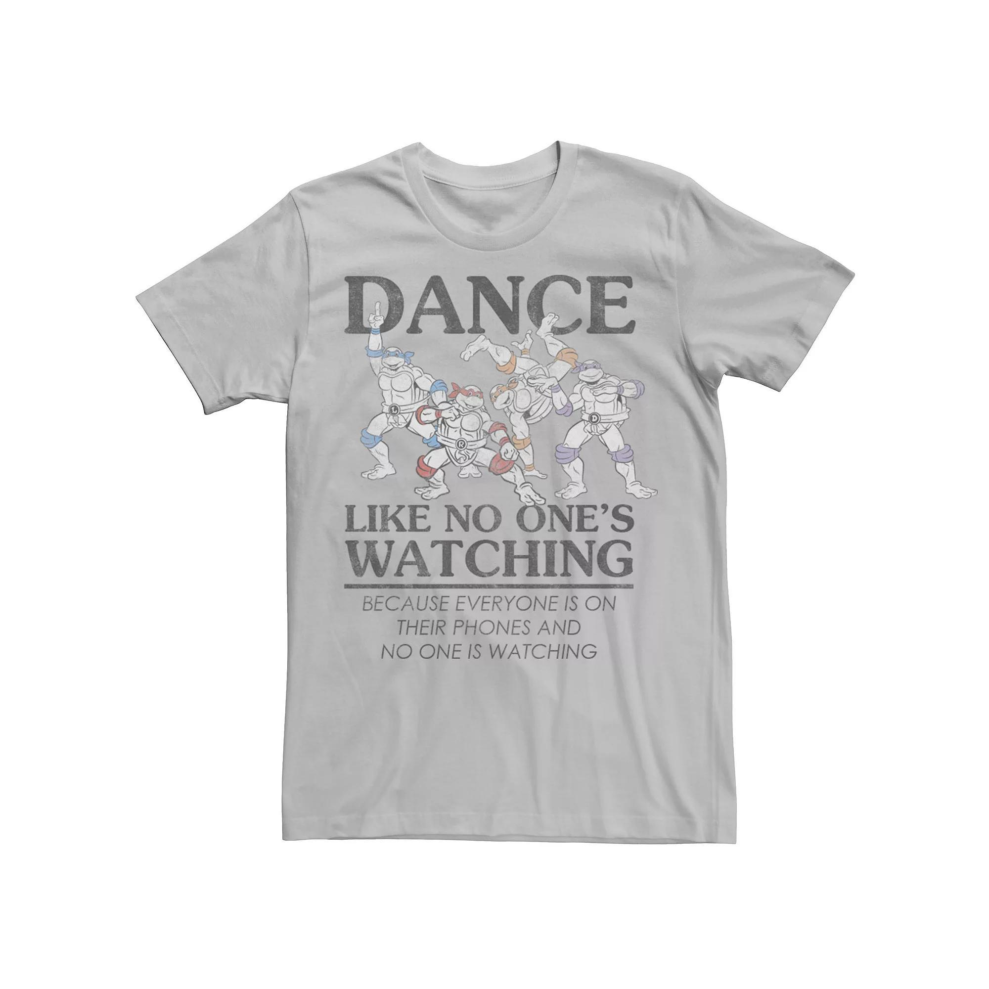 Men's Ninja Turtles Dance Like No One Is Watching Short Sleeve Tee,  Product Image