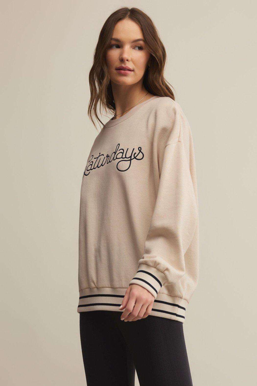 Oversized Saturdays Sweatshirt Product Image