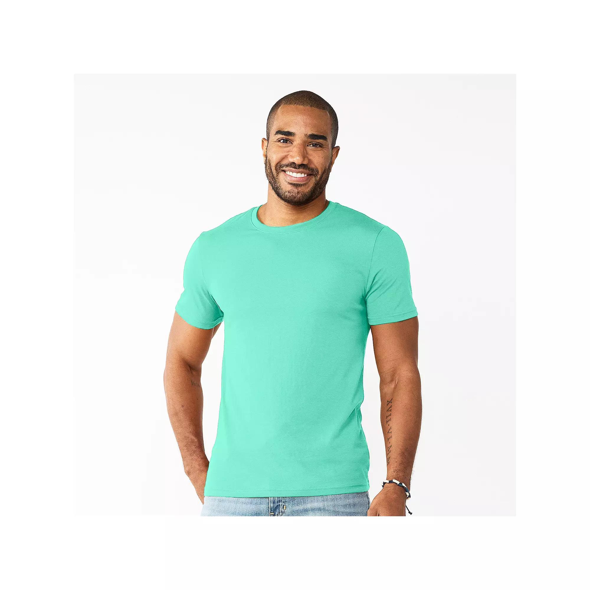 Men's Sonoma Goods For Life® Supersoft Crewneck Tee, Size: XS, Blue Product Image