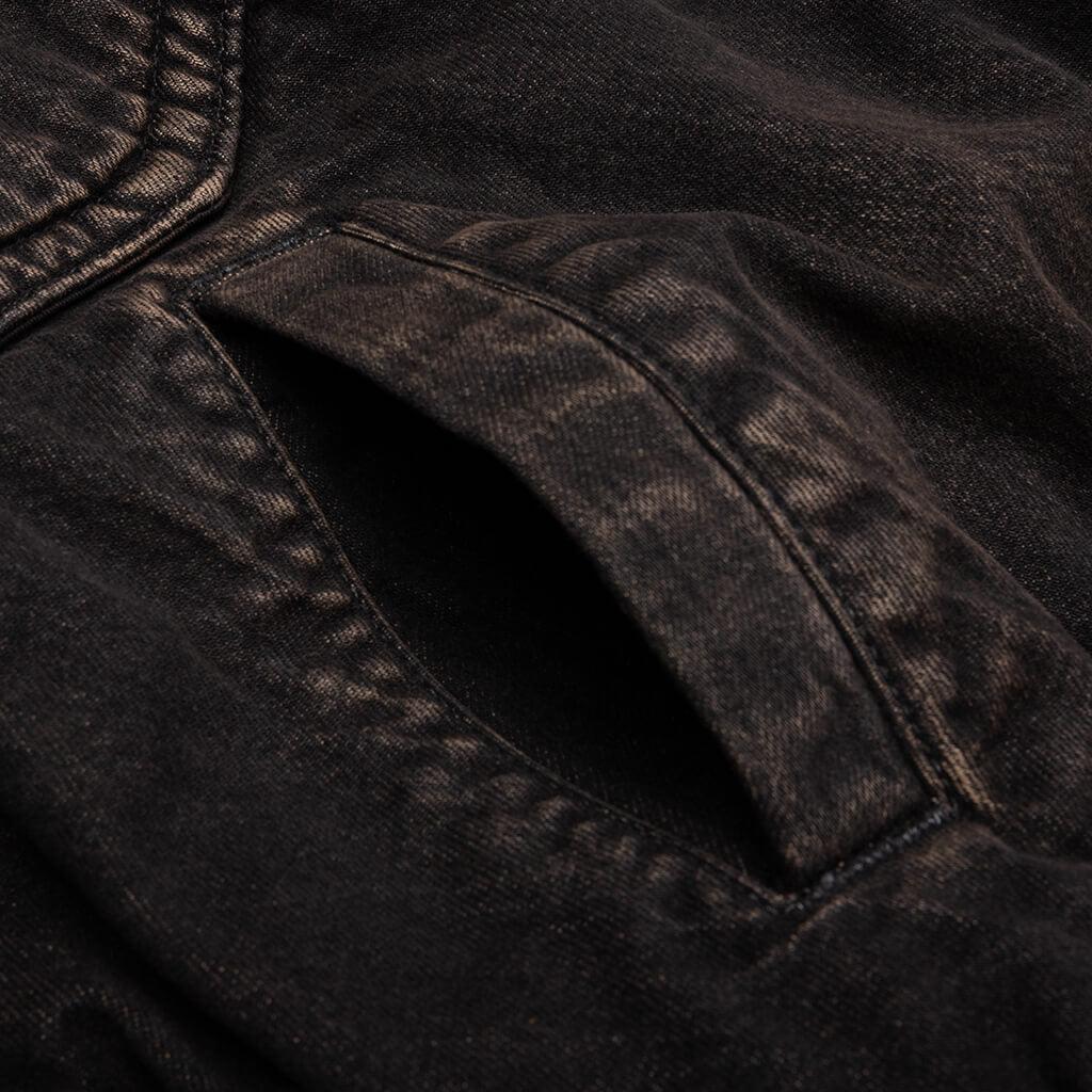 Puffer Denim Jacket - Black Male Product Image