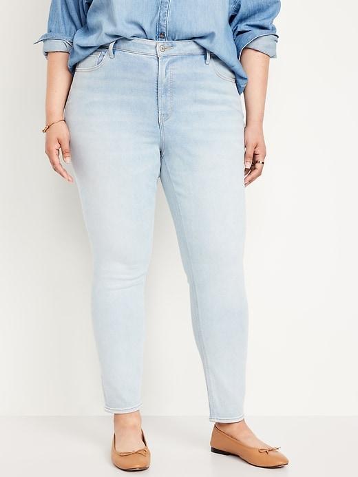 High-Waisted Rockstar Super-Skinny Jeans Product Image