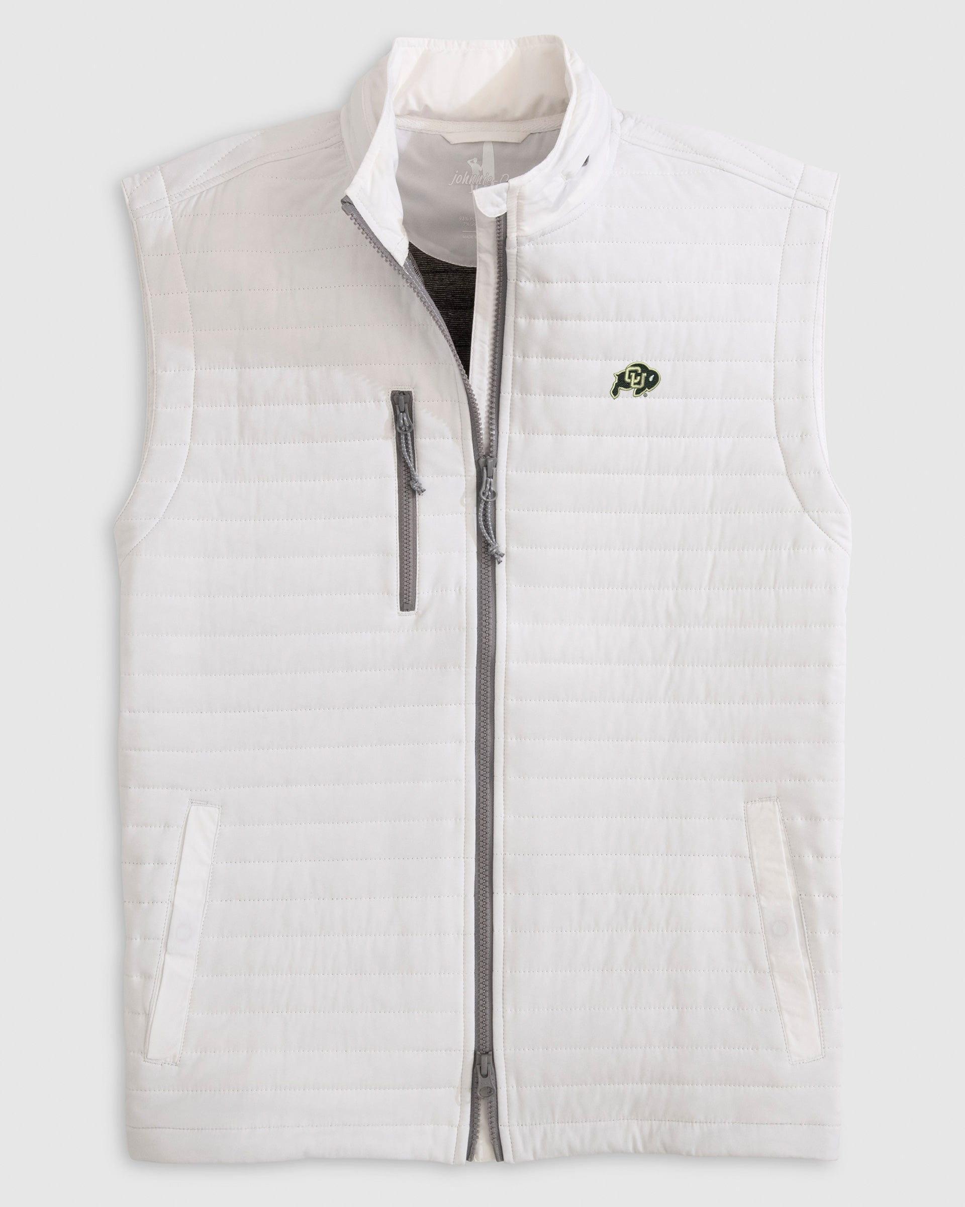 Gonzaga Crosswind Quilted Performance Vest Male Product Image