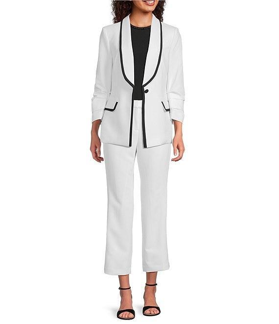 KARL LAGERFELD PARIS Straight Leg Full Length Pants Product Image