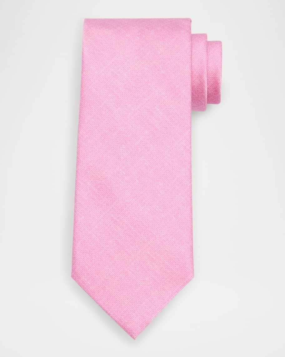 Men's Solid Silk Tie Product Image