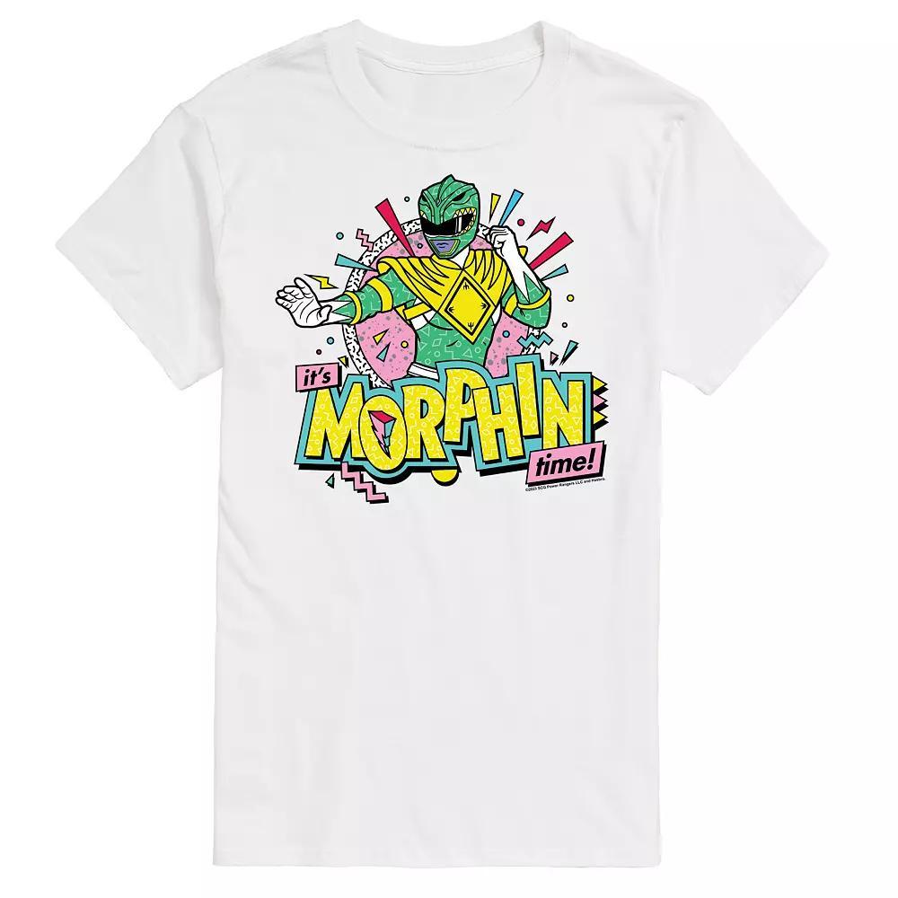 Men's Power Rangers Morphin Time Green Graphic Tee,  Product Image