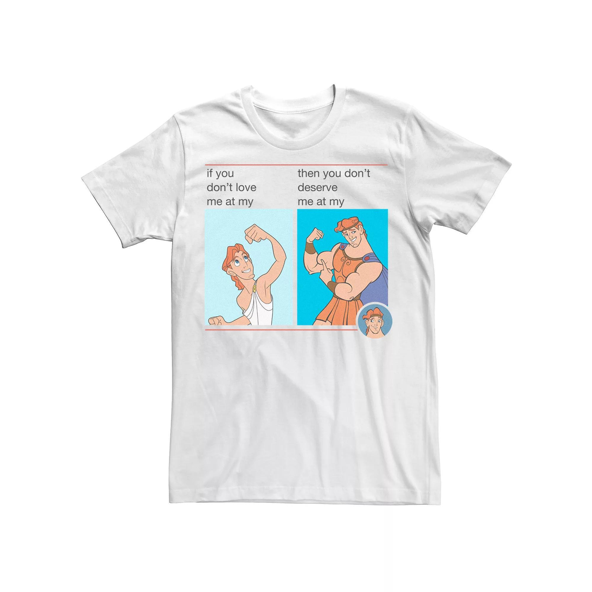 Disney's Hercules Meme Portrait Grid Men's Tee,  Product Image