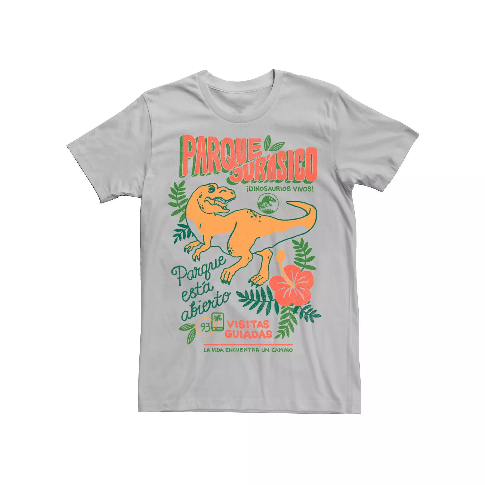 Men's Jurassic Park Spanish Opening Day Poster Tee,  Product Image