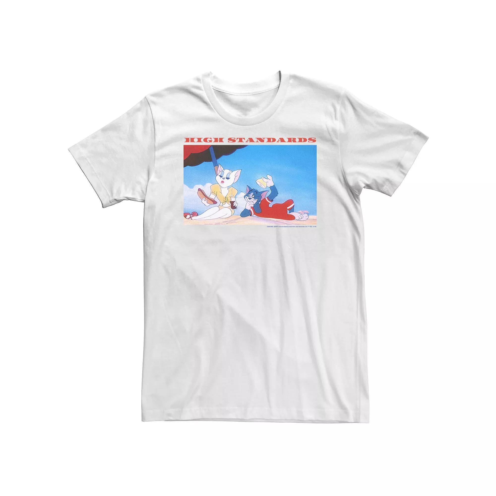 Big & Tall Tom & Jerry Beach Tee, Men's,  Product Image