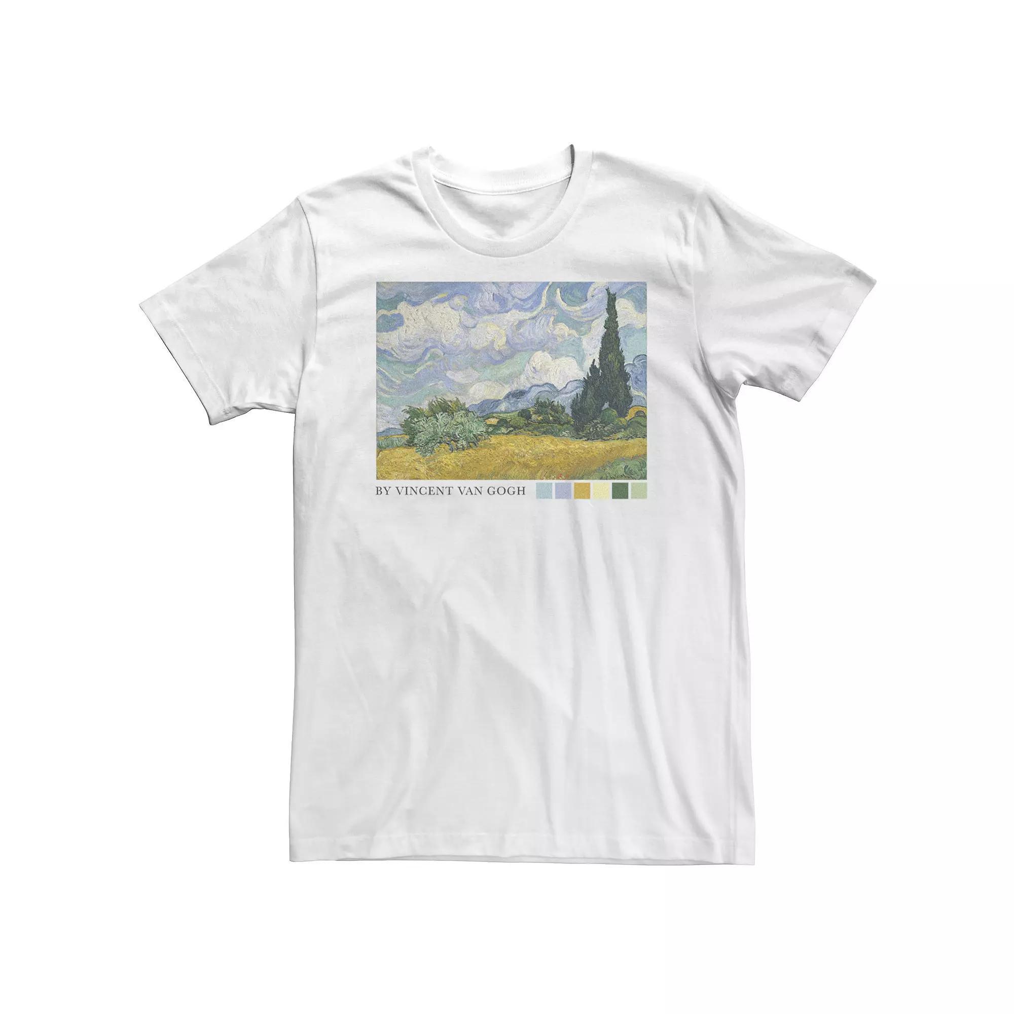 Big & Tall Trendy Vincent Van Gogh Photoreal Graphic Tee, Men's,  Product Image