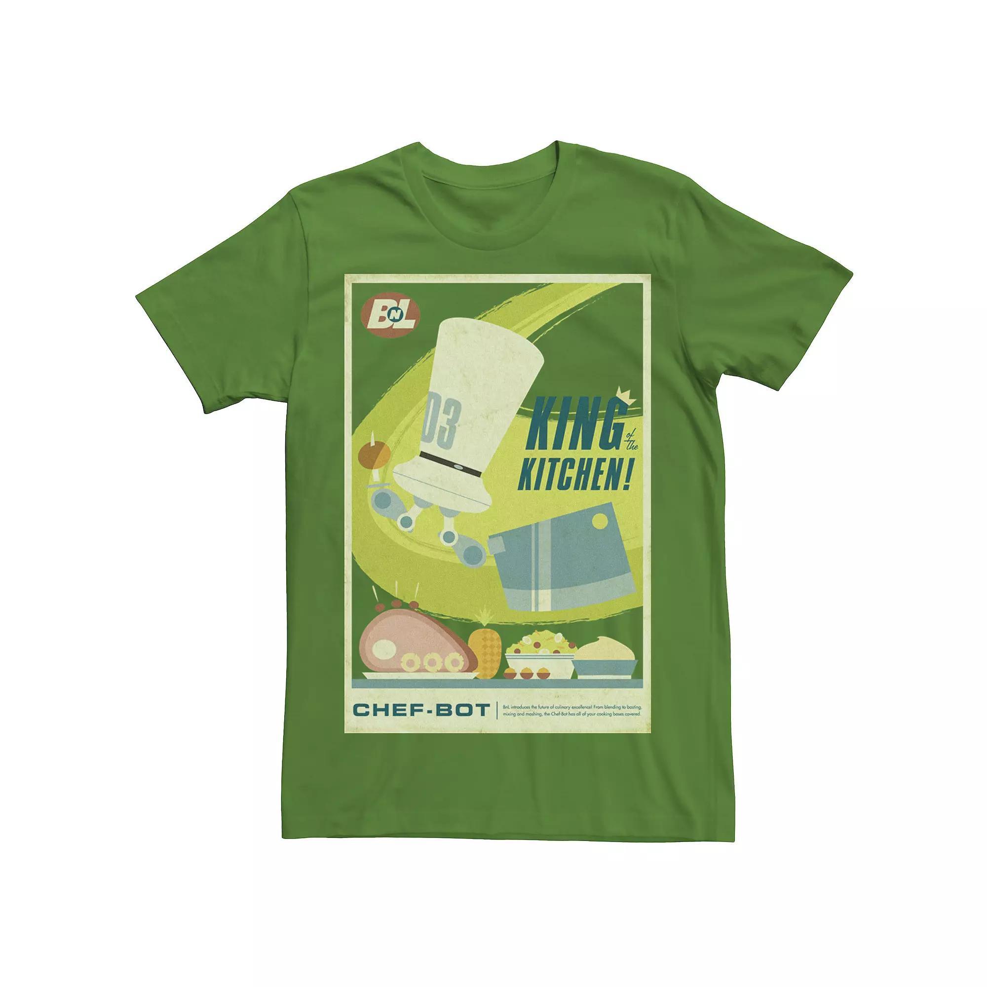 Men's Disney / Pixar Wall-E Chef-Bot Poster Tee,  Product Image