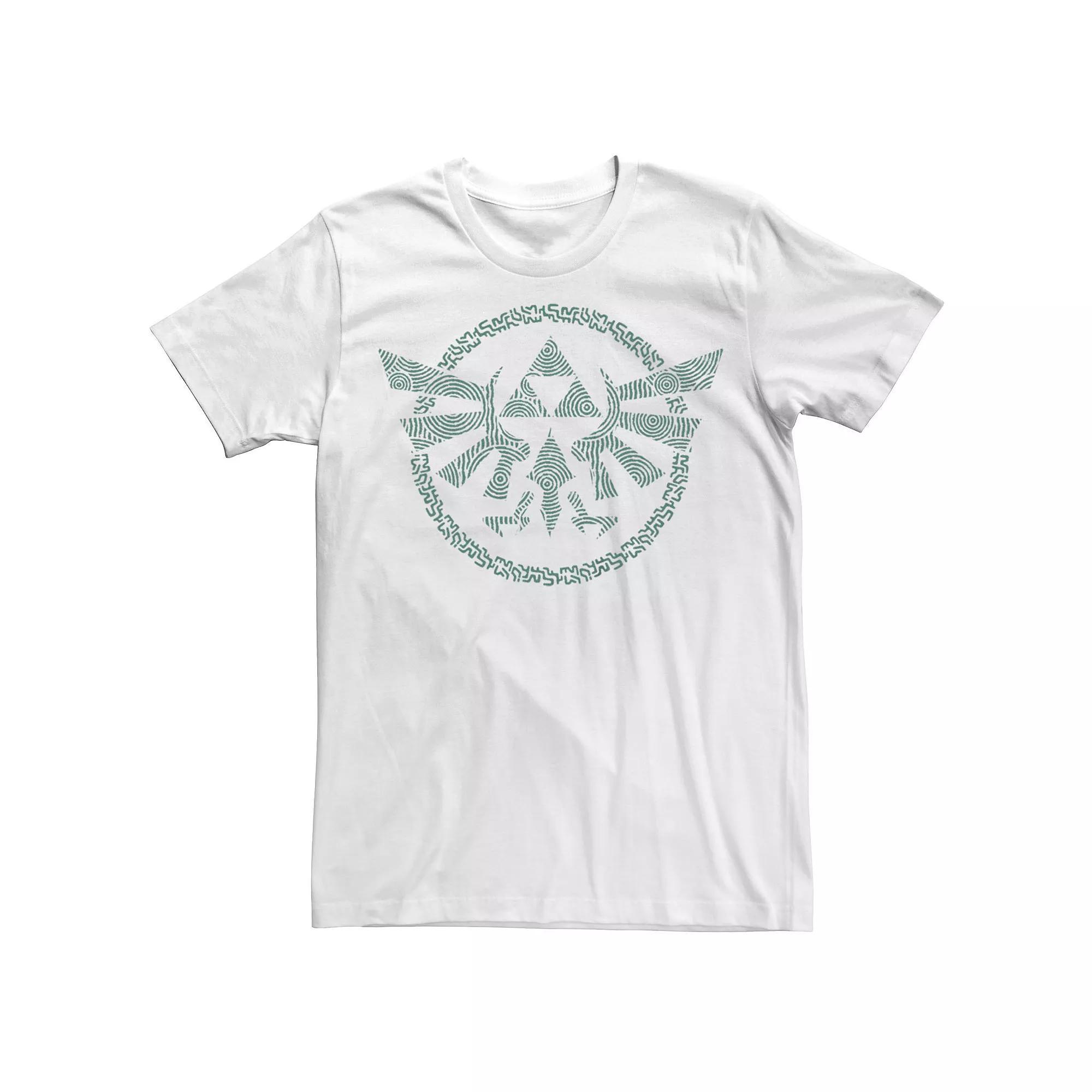 Big & Tall Nintendo Legend of Zelda: Tears of the Kingdom Hyrule Crest Graphic Tee, Men's,  Product Image