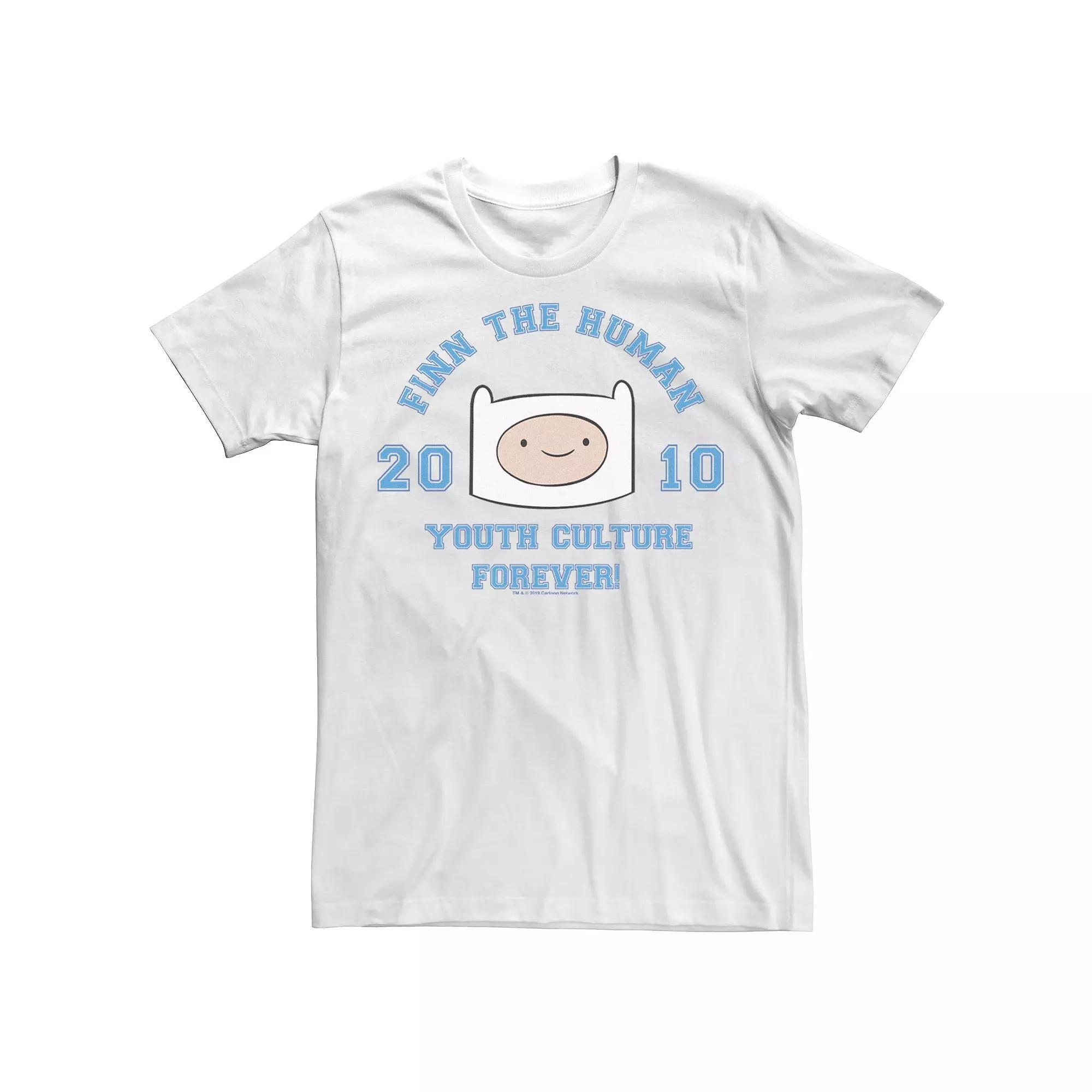 Men's Cartoon Network Adventure Time Finn The Human Youth Culture Forever Tee,  Product Image