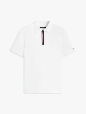 Regular Fit Interlock Zip Polo Product Image