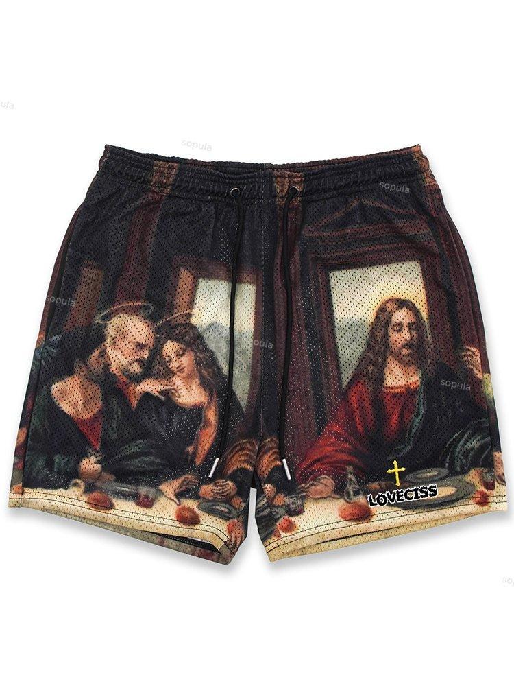 Sopula Last Supper Fundamental Mesh Shorts Product Image