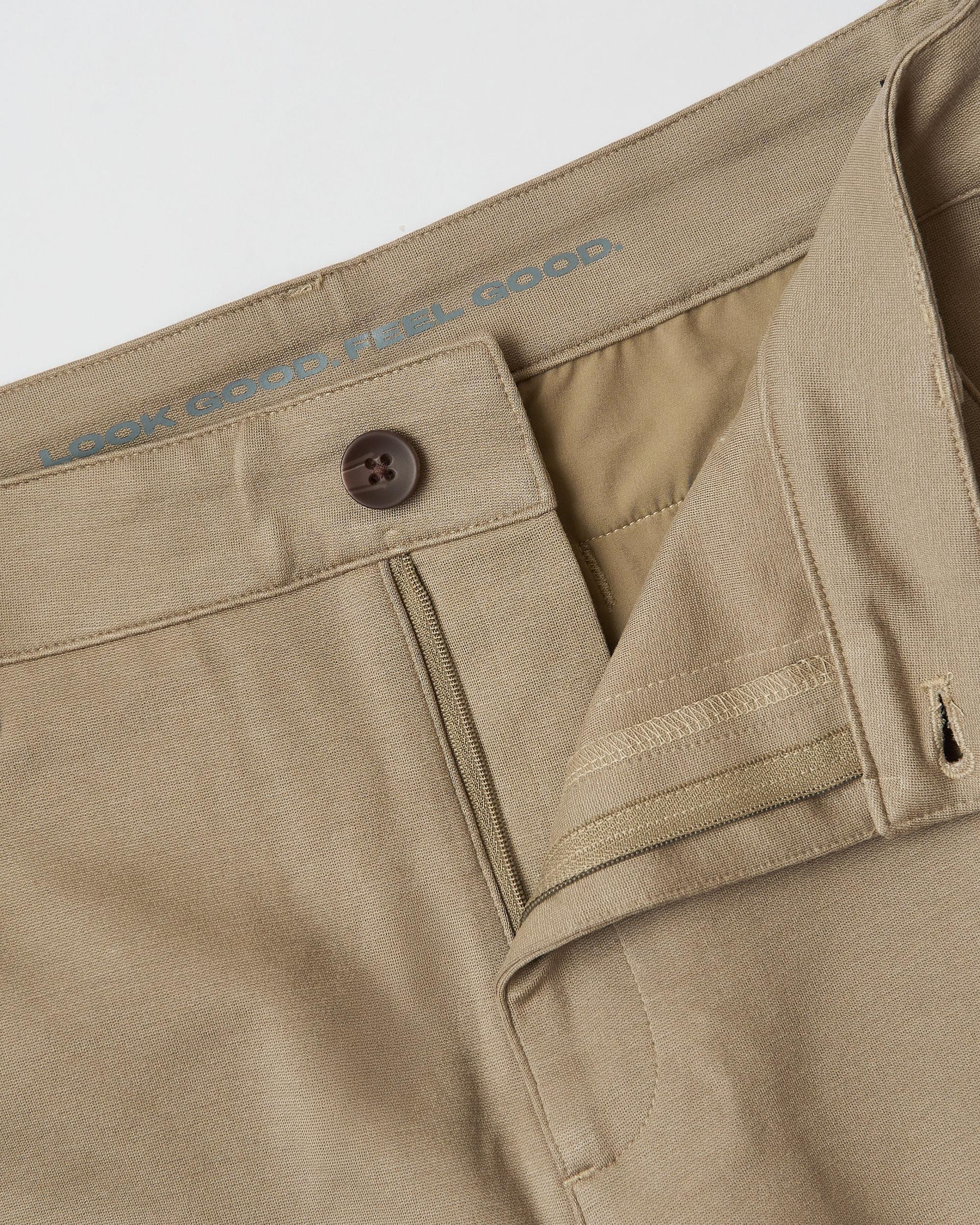 Khaki Slim Comfort Knit Chino Pant Product Image