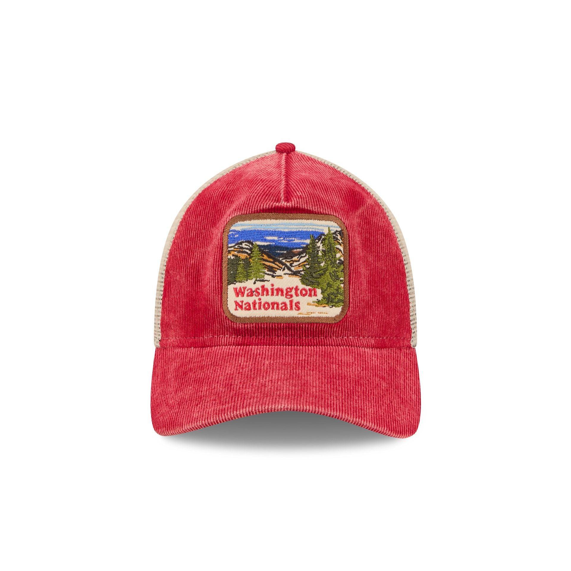 Washington Nationals Vintage Landscape 9TWENTY A-Frame Trucker Hat Male Product Image