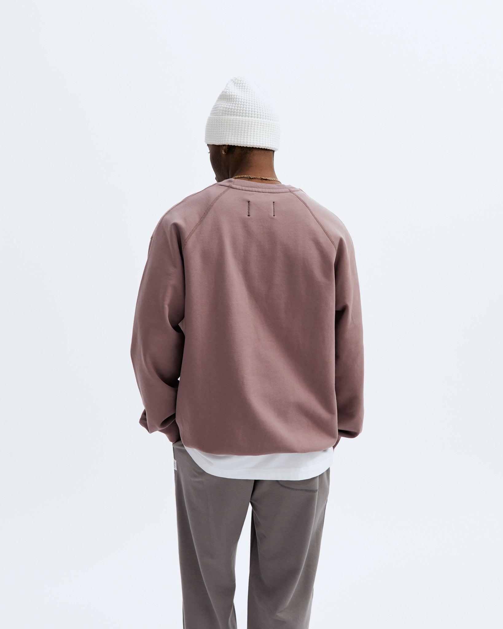 Midweight Terry Relaxed Crewneck - Vault Male Product Image