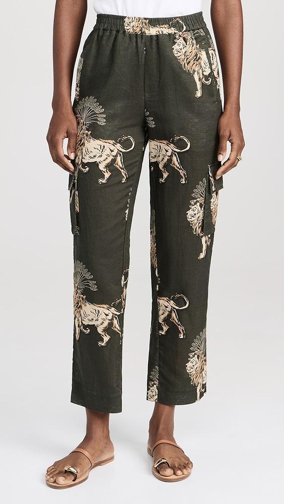 Las Sureñas Lion Palms Cargo Pants | Shopbop Product Image