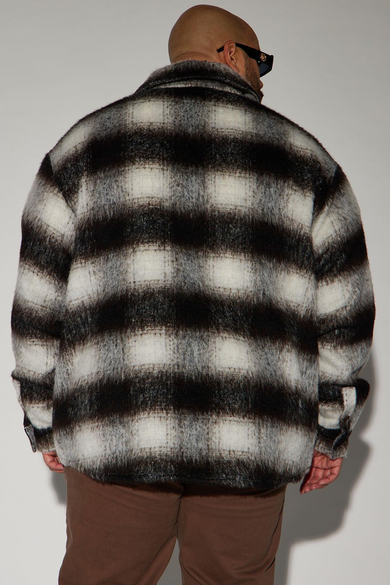 Move Up Plaid Shacket - Brown Combo Product Image