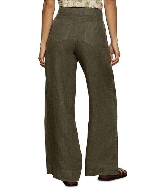 Sanctuary The Linen Marine Wide Leg Pants Product Image