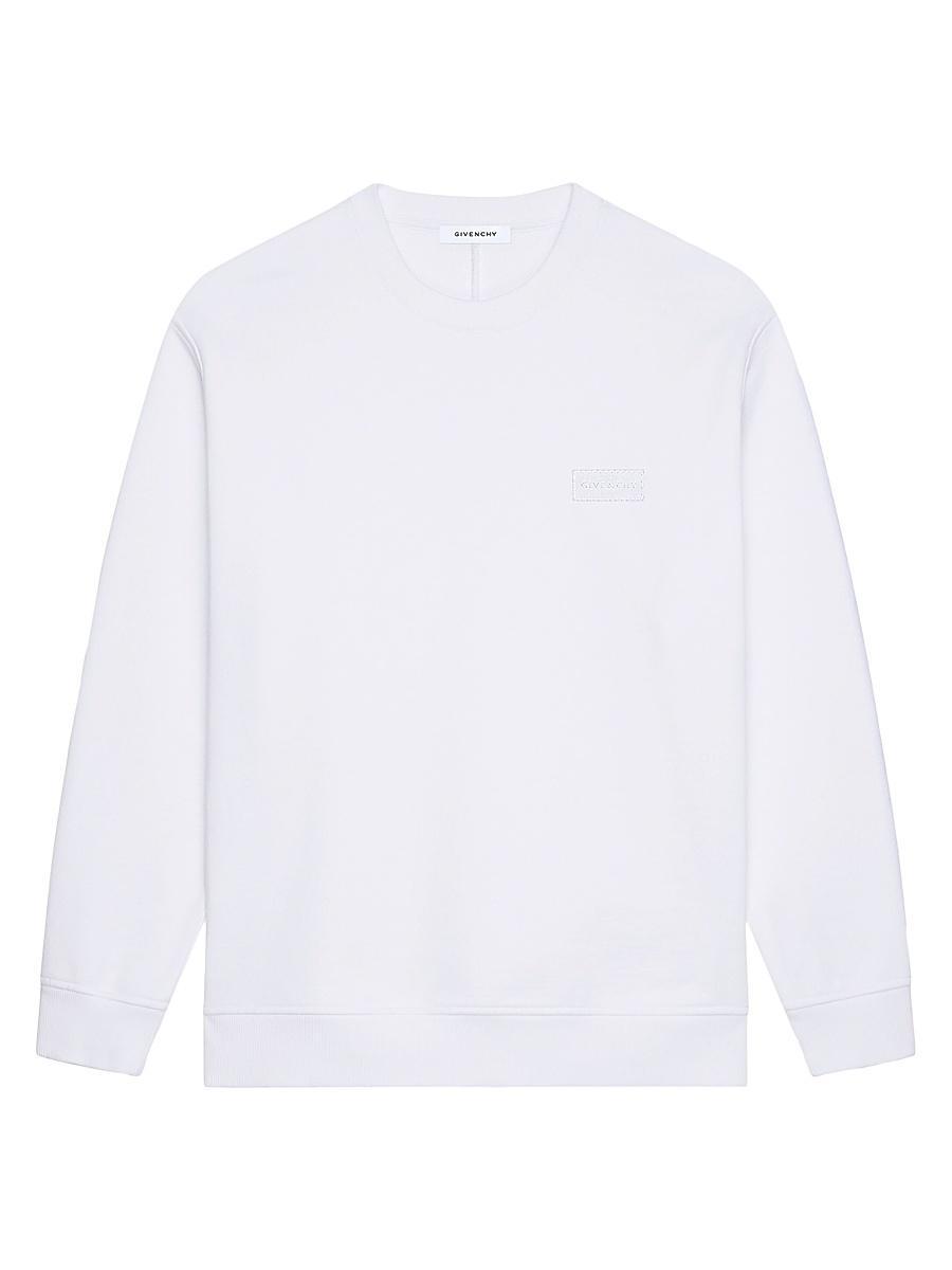 Mens Sweatshirt in Fleece with Patch Product Image