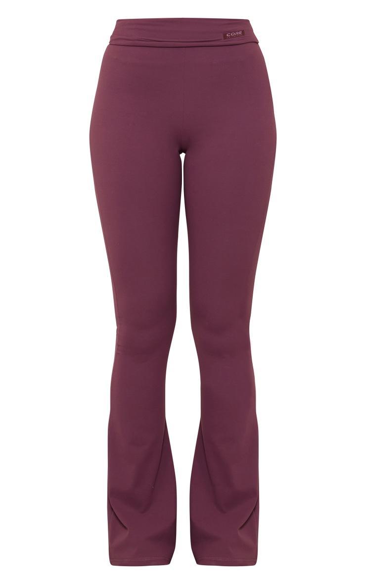 Tall Eggplant Core Collection Tab Snatched Sculpt Foldover Pants Product Image