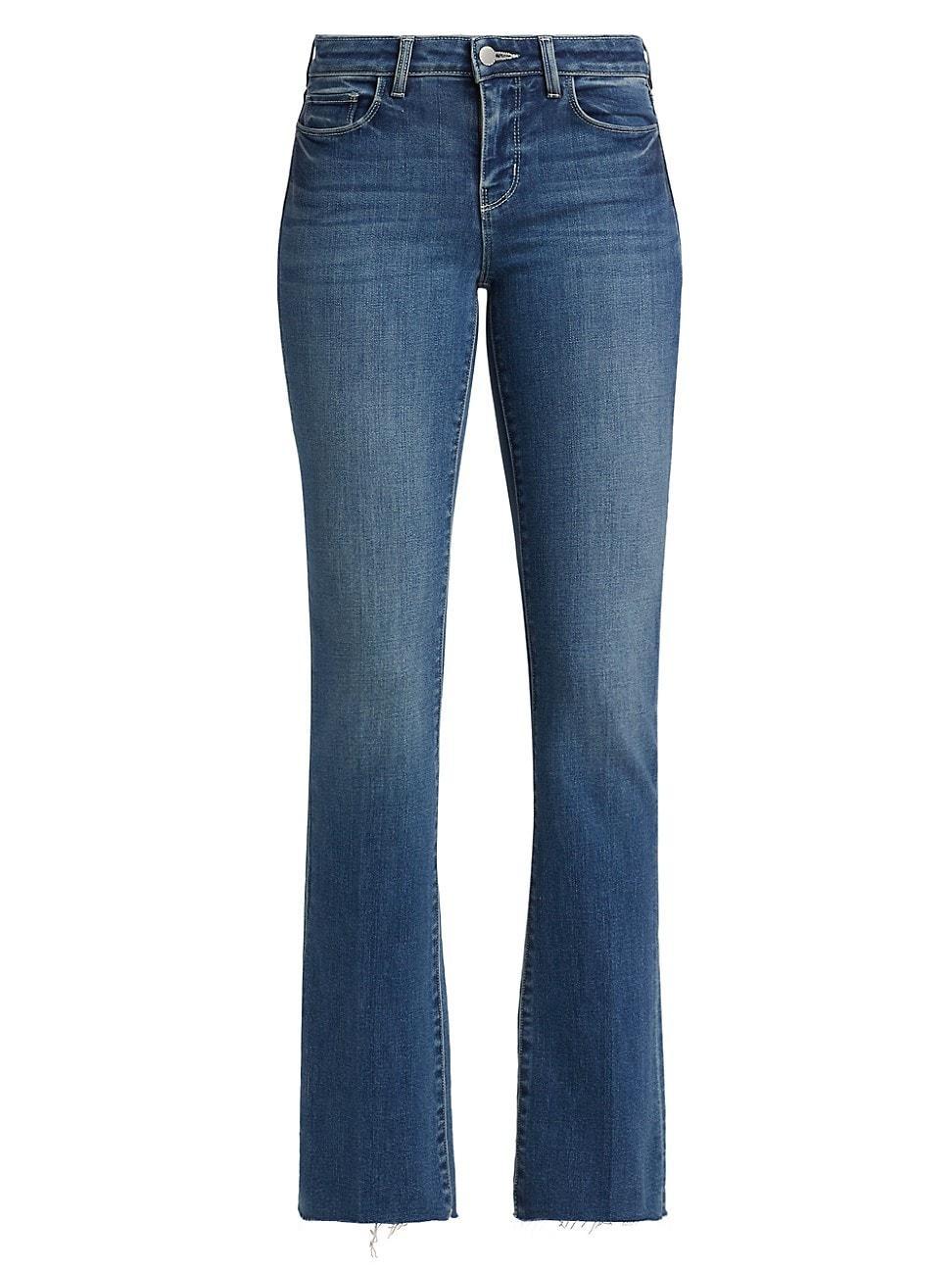 Womens Sneeki Low-Rise Straight-Leg Jeans Product Image