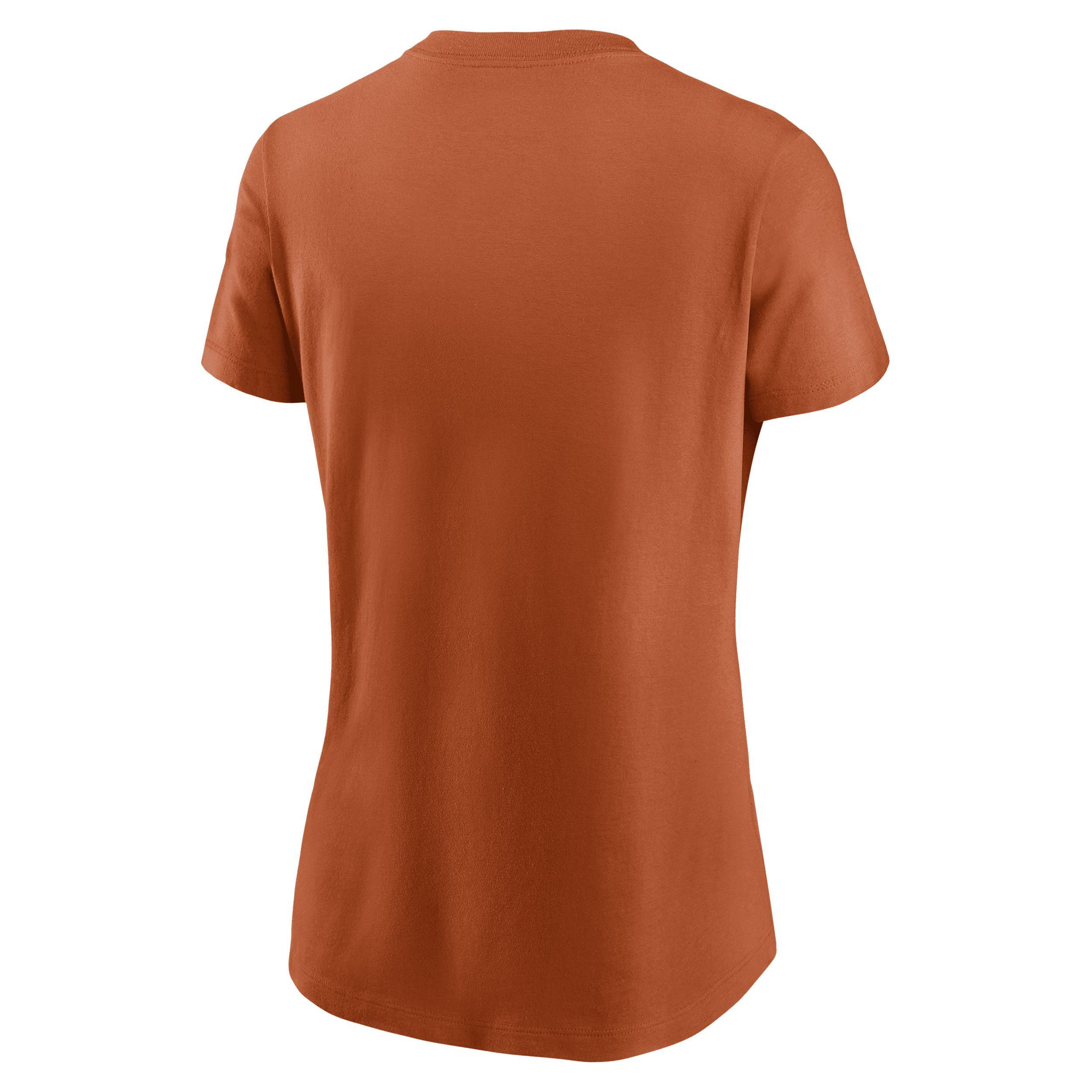 Texas Athletic Prep Arch Local Script Nike Womens College T-Shirt | NKAF81FTXE-XFN Product Image