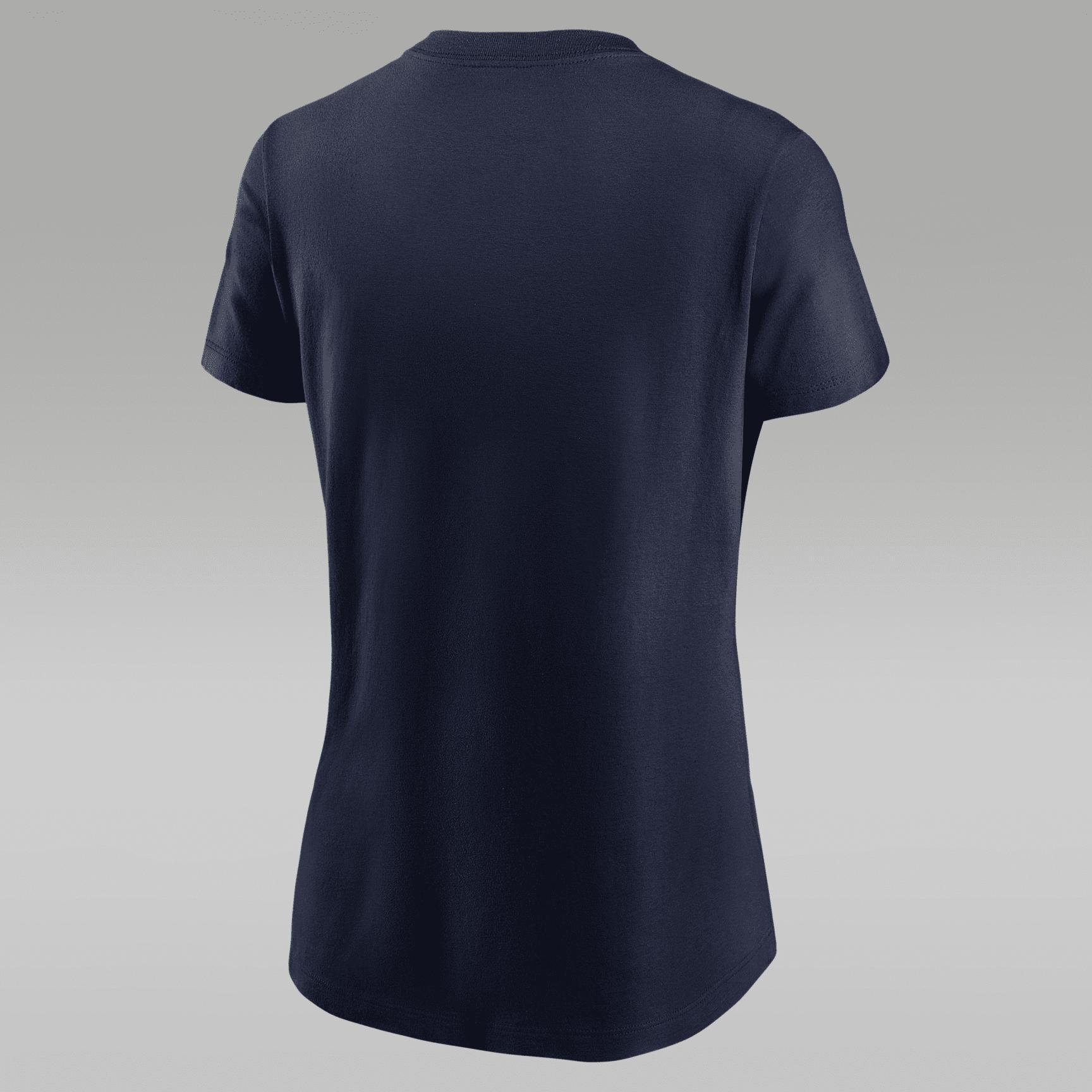 Michigan Athletic Prep Arch Local Script Nike Womens College T-Shirt | NKAF41SMWN-LN2 Product Image