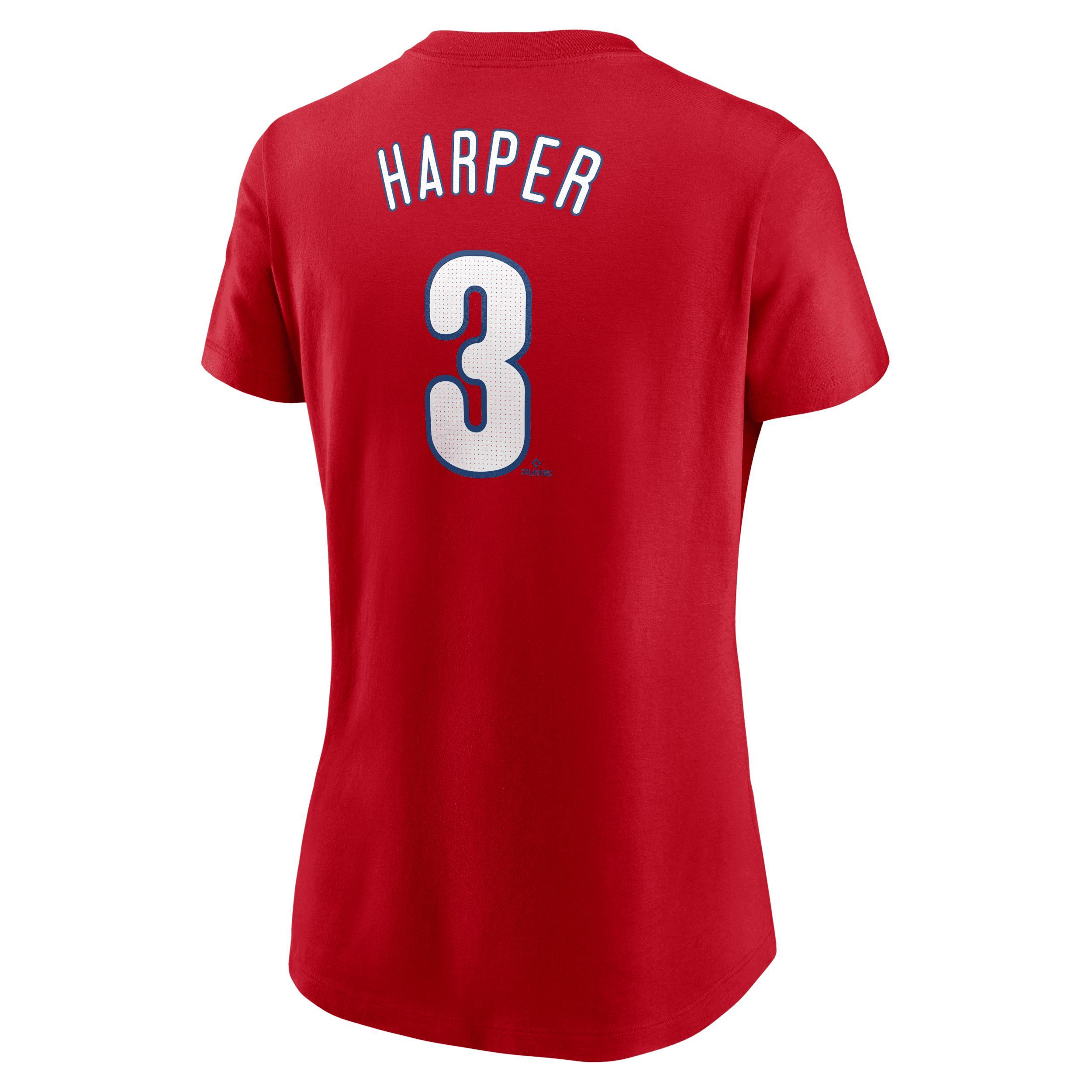 Bryce Harper Philadelphia Phillies Fuse Nike Women's MLB T-Shirt Product Image