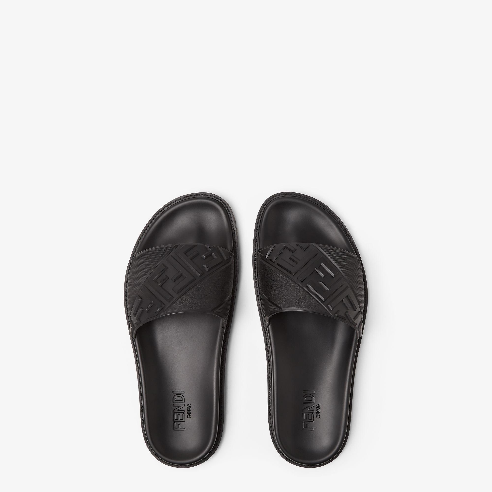 SlidesBlack rubber footbed Product Image